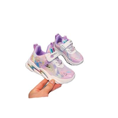 China 2022 New Arrival Pink Breathable Mesh Upper EVA Sole Cute For Girl Some Countries Free Shipping And Purple Sport Casual Shoes For Babies for sale