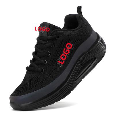 China CUSHIONING RUIDENG Mesh Upper Unique Women's PU Baskets Breathable Sports Shoes Thick Air Cushion Woman Custom Casual Shoes Sneakers for sale