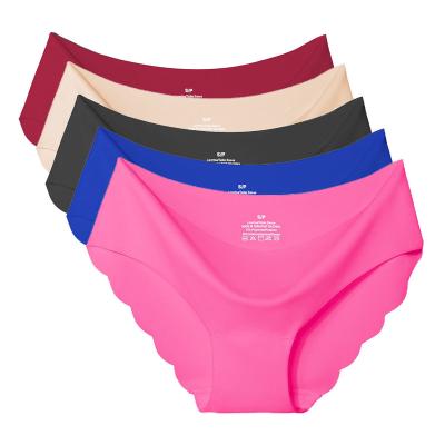 China Custom Logo Ladies Sexy Seamless Underwear Antibacterial Women's Manufacturer OEM Panties for sale