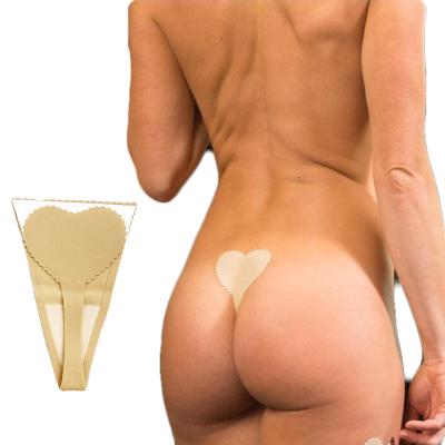 China Antibacterial Invisible Underwear Panties Heart Tail C Shape Strapless Panties Thongs Strapless No-line for sale