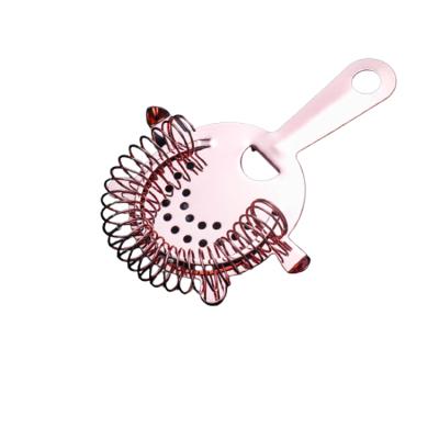 China Stocked High Quality Stainless Steel Cocktail Bar Strainer For Cocktail Shaker for sale