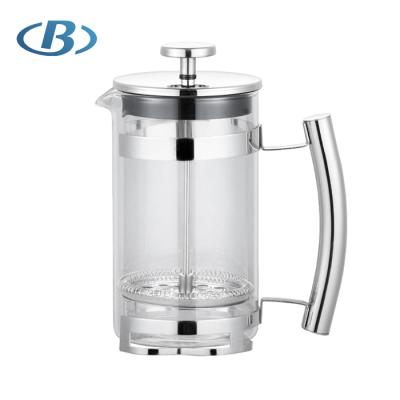 China Sustainable Customized French Press Coffee Maker, Stainless Steel for sale