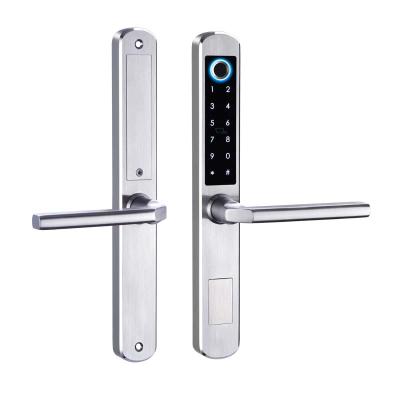 China TTLock App A290 Smart Door Lock Sliding Door Digital Door Lock Stainless Steel Anti-peep Waterproof Code Cloud VVD01 for sale