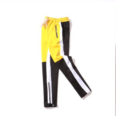 China MEN'S ANTI-STATIC POLYESTER RETRO TAPERED TRACK PANTS for sale