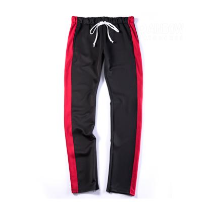 China Men's Anti-Pilling Bar Single Track Pants With Ankle Zippers for sale