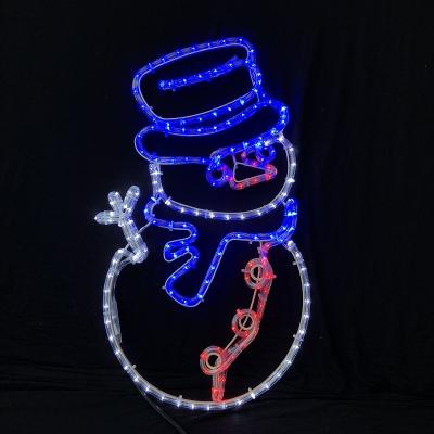 China 2019 Christmas newest arrival LED rope light motif lights IP55 garden outdoor commercial / household decoration lighting for sale