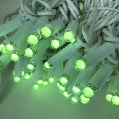 China Wedding party high quality 220V Gluing IP65 outdoor Christmas festival Aqua LED string light 10M 100 LED/set multi color for sale