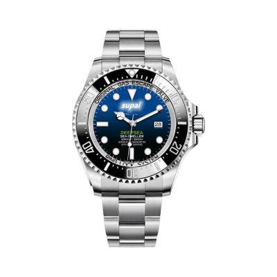 China Highest Quality Waterproof Luxury Mechanical Watches 904L Stainless Steel Sapphire Glass Mirror Night Vision Automatic Date Swiss Movement for sale