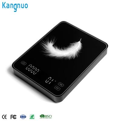 China WITH Logo Painting Custom 3kg Mini Electronic Output Waterproof LID Baking Scales Digital Food Cafe Scale with Timer Compact for sale