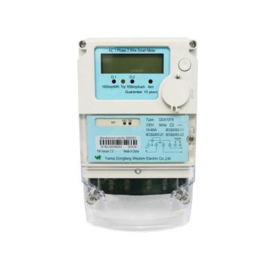 China Factory Outlet PLC/RF/GPRS/3G/LTE Single Phase High Quality DDS1079 Whole Current Smart Meter for sale