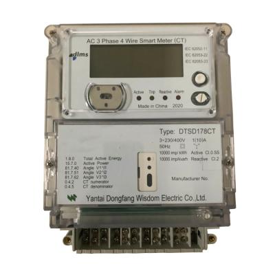 China New Type DTSD178 High Accuracy Multifunctional CT Powered Three Phase Smart Meter DTSD178-CT for sale