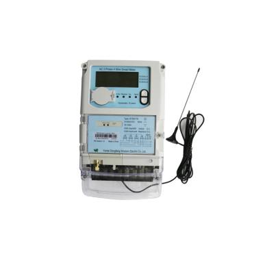 China DTSD178-ZT net-metering PLC/RF/GPRS/3G/LTE three phase whole current smart meter DTSD178-ZT for sale