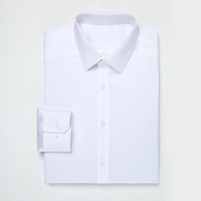 China OEM Anti-pilling Custom Cotton Classic Long Sleeve Men's Formal 100% Dress Shirt for sale