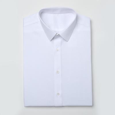 China Newest Style Turn-down Fit Anti-pilling Short Sleeve Work Shirts High Quality Slim Collar Shirt For Men for sale