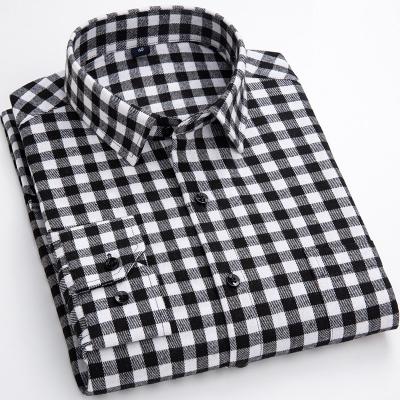 China Autumn winter shirt men's shirt men's long sleeve cotton anti-pilling shirt men business casual new for sale