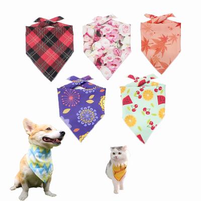 China Best Viable Factory Price Customized Wholesale Pet Bandana Dog Head Scarf for sale