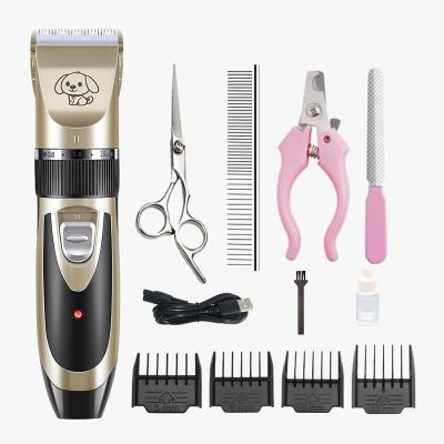 China Viable Wholesale Usb Rechargeable Electric Shavers Cutter Grooming Machine Accessories Kit Pet Dog Cat Hair Trimmer for sale