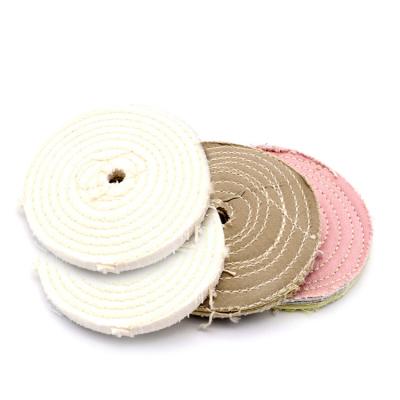 China Mirror Jewelry Color Mirror Color Effect Cloth Polishing Yellow Or White Finish Polishing Wheel With Low Price for sale