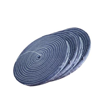 China Stainless steel jeans cloth polishing buffing wheel for metal polishing for sale