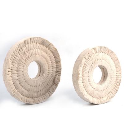 China 150mm/180mm Wood Mirror Effect Cloth Polishing Finish Buffing Wheel For Metal Abrasive for sale