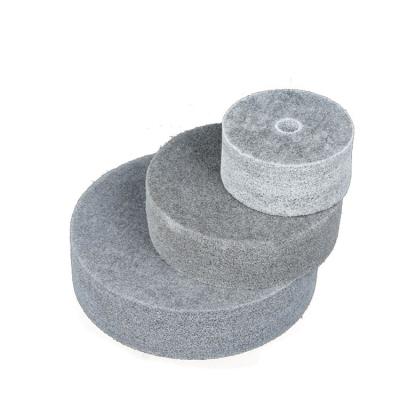 China Durable High Performance 8inch 320grit Non Woven Fiber Polishing Wheel For Deburring for sale