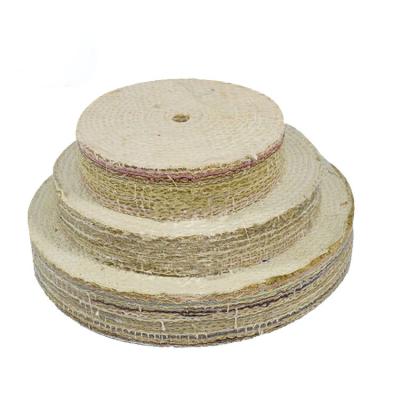 China Offer free samples stainless steel polishing sisal polishing wheel for stainless steel for sale