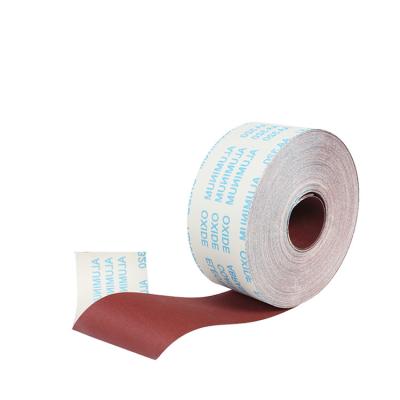 China Not Easy To Fall Sand Paper Roll Size Customized Sand Paper Roll Size Durable Sanding Roll 40 Sanding High Grit for sale