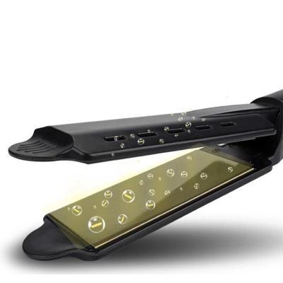 China Professional Quick Detox Ceramic Wide Flat Iron Ionic Flat Hair Straightener for sale