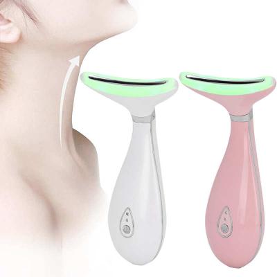 China Skin Tightening Home Use Devices Massage Device Led Light Therapy Wrinkle Remove Neck Massager for sale