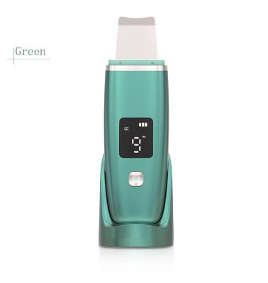 China Hot 2020 Facial Spatula Wireless Portable Ultrasonic Facial Spatula Deep Face Skin Scrubber Deep CLEANSING Cleansing Machine for sale