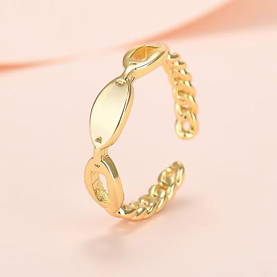 China Factory Wholesale Hip Hop Personality Fashion Ring Female Open Ring for sale