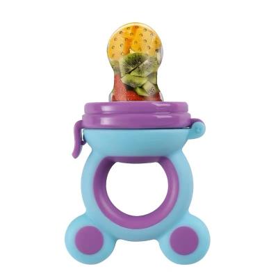 China Fruit and Vegetable Free Feeding Supplement Feeder Baby BPA Silicone Teether Infant Solid Feeding Pacifier for sale