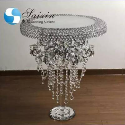 China Wedding Event Decoration Wedding Beautiful Beautiful Crystal Cake Display Table for sale