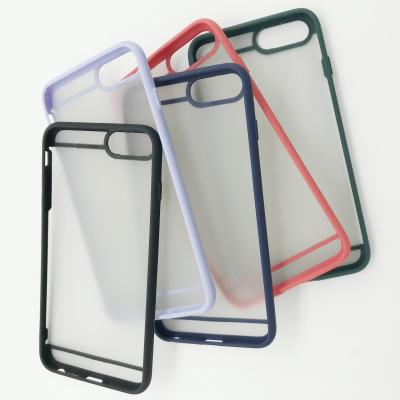 China wholesale Anti-fall Fashion Phone Case Translucent Frosted For Iphone 7PLUS 8PLUS for sale