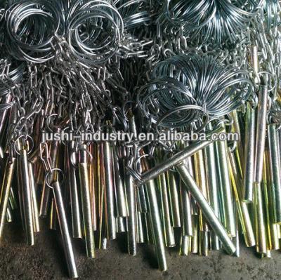 China Chain Type Carbon Steel 45# D12mm Scaffolding Prop Pin for sale