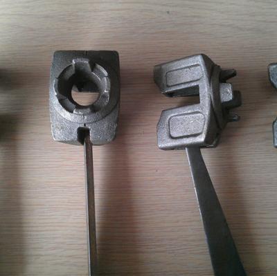 China ZG27-500 Cast Steel Casting Ledger End With Wedge Ringlock Scaffolding Parts for sale