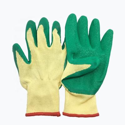 China Agriculture 21 Gauge Cheap High Quality Polycotton Gloves , /Cotton Latex Coated Hand Gloves for sale