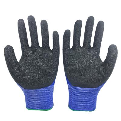 China Agriculture 13g Polyester Coating Latex Coated Protective Industrial Hand Safety Gloves for sale