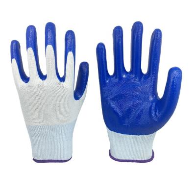 China High Quality Agriculture 13G Polyester Coating Nitrile Coated Work Garden Gloves for sale