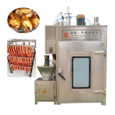 China Meat Processing Meat Smoker Oven Chicken Baking Roaster Sausage Chamber Smoking Machine for sale