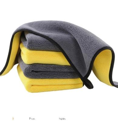 China Wholesale Cheap Microfiber Disposable Coral Velvet Cleaning Car Towel for sale