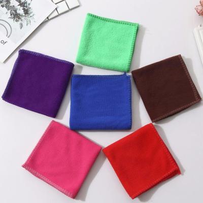 China Factory Promotion Item Disposable Microfiber Cleaning Towel Size 30*30 Cm Used In Kitchen for sale