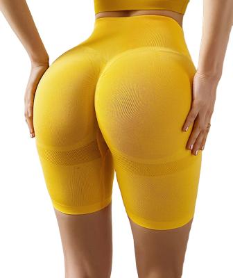 China Customized Parride Tight Hip Yoga High Waist Sports Shorts Fitness Sports Five Point Pants Women for sale