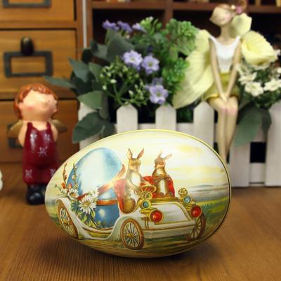 China 2022 Easter Decoration Easter Egg Diy Decoration Family Egg Ornaments Colorful Easter Bunny Iron Eggs Child Easter Decoration Toys for sale