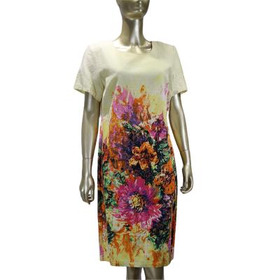 China Breathable Hot Sale Spring Summer Dress/Oil Painting Dress/Artistic Dress for sale