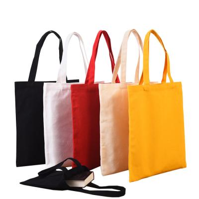 China Wholesale Custom Canvas Handled Tote Shopping School Shop Bag Cotton Logo Natural Reusable Handle Shoulder Print for Girls for sale