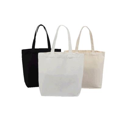 China Wholesale Custom Handled Shoulder Zipper Inner Pocket Cotton Eco Friendly Shopping Bag With Logo for sale