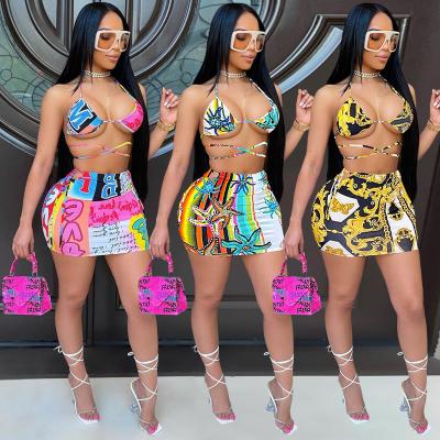 China Wholesale 2021 Summer Swimsuit Print Bikini Swimwear Two Piece Set Swimwear Breathable For Women for sale