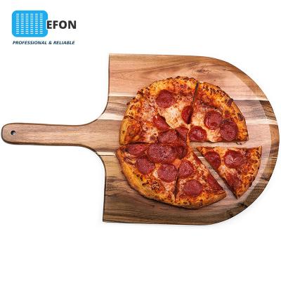 China Sustainable Acacia Wood Chopper Special Shaped Pizza Shovel Pizza Shovel Sushi Western Point Board Solid Wood Bakeware for sale