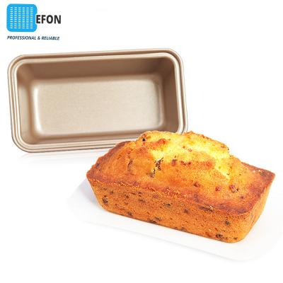 China Mini Loaf Pans Durable Nonstick Efon Carbon Steel Loaf Pan Durable Nonstick Loaf Pan Durable Toast Mold Bakeware for sale